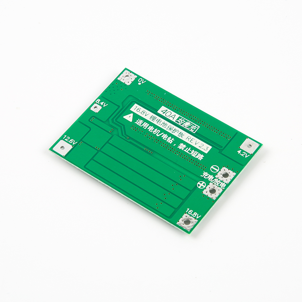 Плата защиты (BMS) для 3 аккумуляторов 18650, 14.8/16.8в 40A